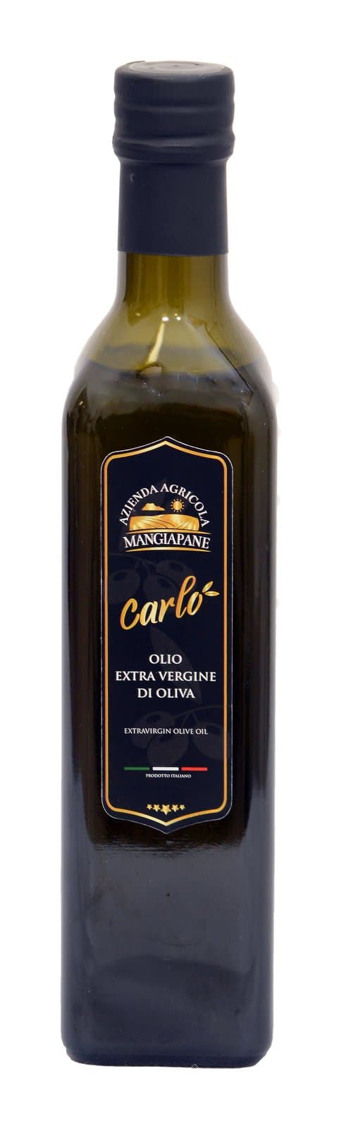 Bottiglia piccola di Olio Carlo, olio extravergine di oliva